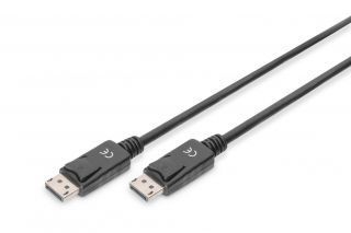 - Digitus 
 
 DisplayPort Connection Cable AK-340100-010-S Black, DP to DP, 1 m