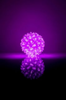 - N / A Bumba ar puķēm RS-208 50LED D-11cm Purple purpurs