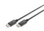 - Digitus 
 
 DisplayPort Connection Cable AK-340100-020-S Black, DisplayPort to DisplayPort, 2 m