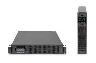 -&nbsp;Digitus OnLine UPS, rack / tower, 3000VA, 3000W, LCD, 8 x C13, 1 x C19, RS-232, USB, SNMP card  optional , relay card  optional