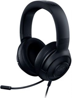 - Razer 
 
 Kraken X Lite Gaming Headset, Wired, Microphone, Black melns