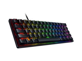 - Razer 
 
 Huntsman Mini 60%, Gaming keyboard, Opto-Mechanical, RGB LED light, NORD, Black, Wired