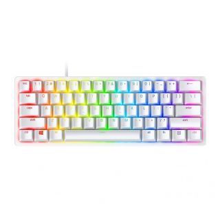 - Razer 
 
 Huntsman Mini 60%, Gaming keyboard, Opto-Mechanical, RGB LED light, NORD, White, Wired