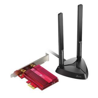 TP-LINK AX3000 Wi-Fi 6 Bluetooth 5.0 PCIe Adapter TX3000E 2.4GHz / 5GHz, Antenna type 2xHigh-Gain External Antennas, 574+2402 Mbit / s