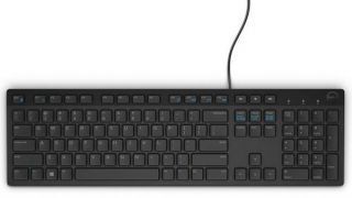 DELL Keyboard KB216 Multimedia, Wired, NORD, Black melns