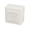 Mobilie telefoni&nbsp;-&nbsp;Logilink | Cat.6A Wall Outlet STP | NP0124 | White&nbsp;