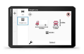 Garmin&nbsp;dezl LGV820 8″ GPS Truck Sat Nav
