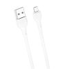 Bezvadu ierīces un gadžeti&nbsp;-&nbsp;XO XO cable NB200 USB microUSB 1,0m 2.1A white&nbsp;