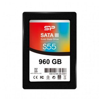 Silicon Power&nbsp;Silicon power Slim S55 960 GB, SSD form factor 2.5'', SSD interface Serial ATA III