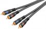 - 50032 Stereo RCA cable 2x RCA, double shielded, 1.5 m