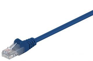 - Goobay 
 
 68335 CAT 5e patch cable, U / UTP, blue, 0.5 m