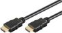 - High Speed HDMI Cable with Ethernet 69122 Black, HDMI to HDMI, 0.5 m