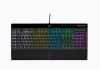 Aksesuāri datoru/planšetes Corsair K55 RGB PRO Gaming keyboard, RGB LED light, US, Wired, Black melns 