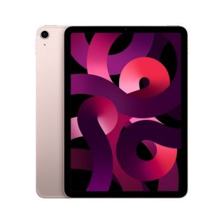 Apple iPad Air 5th Gen 10.9 '', Pink, Liquid Retina IPS LCD, M1, 8 GB, 64 GB, Wi-Fi, 12 MP, 12 MP, Bluetooth, 5.0, iPadOS, 15.4, 1640 x 2360 pixels