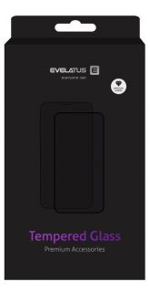 Evelatus iPhone 7/8/SE2020/SE2022 2.5D Full Cover Japan Glue Glass Anti-Staticff Black