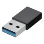 Blue Star Adapter Type C to USB A 3.0 Blue Star - black