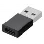 Blue Star Adapter Type C to USB A 3.0 Blue Star - black
