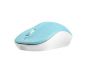 Natec Mouse, Toucan, Wireless, 1600 DPI, Optical, Blue / White