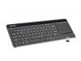 Natec Keyboard NKL-0968 Turbo Slim Wireless, US, USB Type-A, Black melns