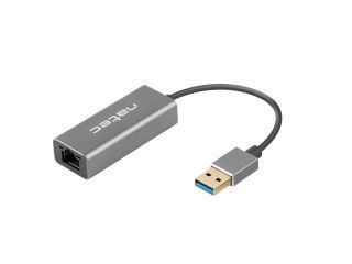 Natec Ethernet Adapter, Cricket USB 3.0, USB 3.0 to RJ45, Black melns
