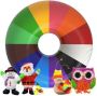 fusion accessories 3D printing pen abs filament with 10 colors 1.75 mm  /  5m FUS3DFIL