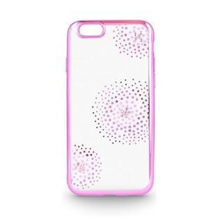 Beeyo Beeyo Sony E5 Flower Dots TPU Pink rozā