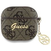 GUESS GUA4G4GSMW AirPods 4 cover brown
