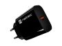Ribera USB Charger 1X USB-A 18W, Black