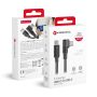 Forcell Cable USB C to USB C F-Energy QC4.0 PD 3A 60W Cafule 90° 1,2 m CC-1Deg black