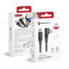 Bezvadu ierīces un gadžeti&nbsp;Forcell&nbsp;Cable USB C to USB C F-Energy QC4.0 PD 3A 60W Cafule 90° 1,2 m CC-1Deg…&nbsp;