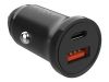 Portatīvie datori&nbsp;-&nbsp;fixed | Car Charger USB-C / USB, 20W | FIXCC20N-CU-BK&nbsp;