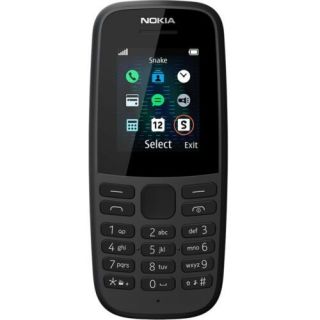 NOKIA&nbsp;105 2019 4MB DS BLACK OEM