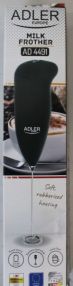 -&nbsp;Adler SALE OUT. Milk Frother | AD 4491 | Milk frother | Black | DAMAGED PACKAGING
