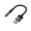Aksesuāri video/foto&nbsp;-&nbsp;Acefast Acefast J13 USB-A to 3.5mm jack adapter black&nbsp;