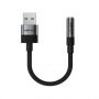 Acefast Acefast J13 USB-A to 3.5mm jack adapter black