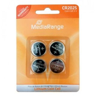 -&nbsp;MEDIARANGE BATTERY LITHIUM CR2025 3V / 4PCS MRBAT131