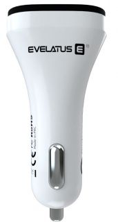 Evelatus Quick Car Charger QCC02 White balts