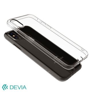 - Devia Apple iPhone X Shockproof soft case Clear tea