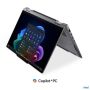 Lenovo ThinkPad X1 2-in-1 G11 Intel | Grey | 14 '' | OLED | Touchscreen | 2.8K | 2880 x 1800 pixels | Intel Core Ultra X7 | 368H | 64 GB | Soldered LPDDR5X | Solid-state drive capacity 1000 GB | Intel Arc B390 GPU | Windows 11 Pro | 802.11be | Bluetooth version 5.4 | 4G / 5G upgradable | Keyboard language English | Keyboard backlit | Warranty 36 month s  | Battery warranty 12 month s