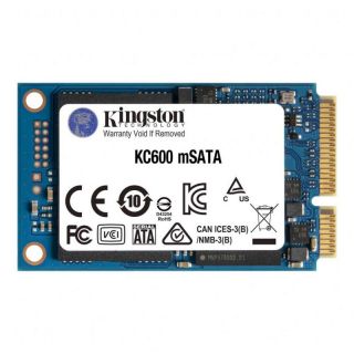 Kingston&nbsp;KC600 1000 GB, SSD interface mSATA, Write speed 520 MB / s, Read speed 550 MB / s