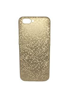 GreenGo GreenGo Apple iPhone 7 / 8 Squares Case Gold zelts