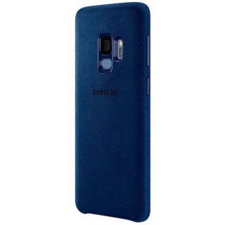Samsung Galaxy S9 Alcantara Cover EF-XG960ALE Blue zils