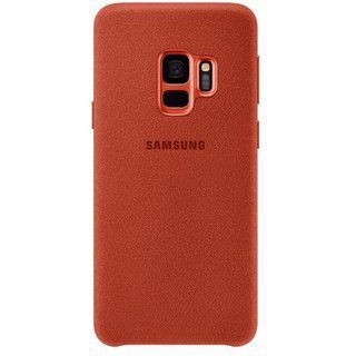 Samsung Galaxy S9 Alcantara Cover EF-XG960ARE Red sarkans