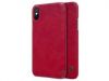 Aksesuāri Mob. & Vied. telefoniem - Nillkin 
 Apple 
 iPhone X / Xs Qin Book Case 
 Red sarkans Hand sfree
