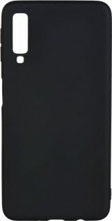 Evelatus Galaxy A7 2018 Silicone Case Black melns