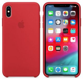 Apple iPhone XS Max Silicone Case MRWH2ZM / A Red sarkans