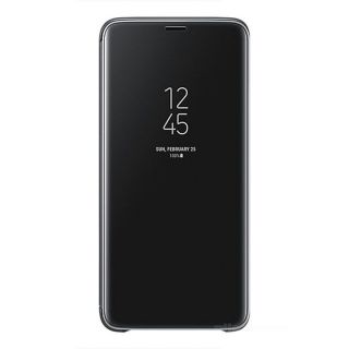 Samsung Galaxy S9 Plus Clear View Standing Cover Black melns