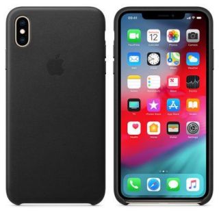Apple iPhone Xs Leather Case MRWM2ZM / A Black melns