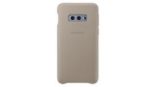 Samsung Galaxy S10e Leather Cover EF-VG970LJEGWW Gray pelēks