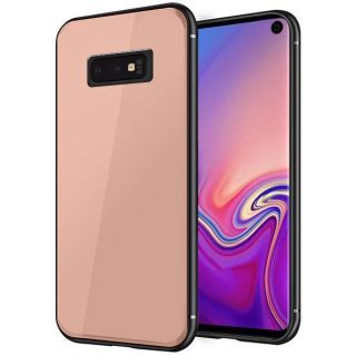 GreenGo GreenGo Samsung Galaxy S10E GLASS Case Pink rozā